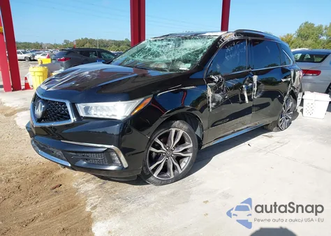 2019 Acura Mdx Advance Pkg z USA, uszkodzony, nr VIN 5J8YD4H88KL003689
